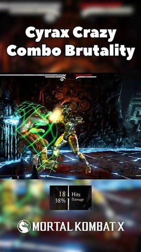 Mkx Triborg Cyrax Brutality Combo #mkx #gaming