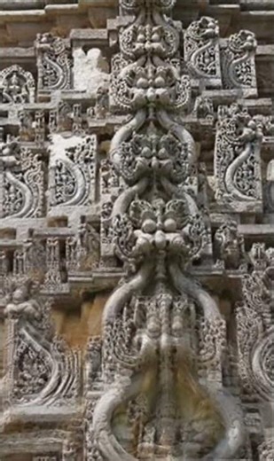 Experience with hidden stories etched in stone : intricately carved shikhara of Amrutesvara Temple