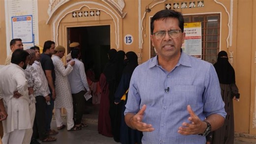 The world's largest election is under way with close to a billion citizens in India eligible to vote.