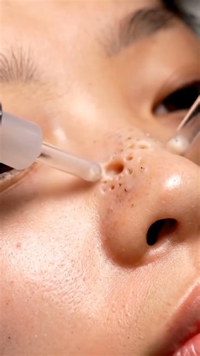 Relaxing ASMR Deep Pore Extraction | Suction + Cotton Wipe Sounds