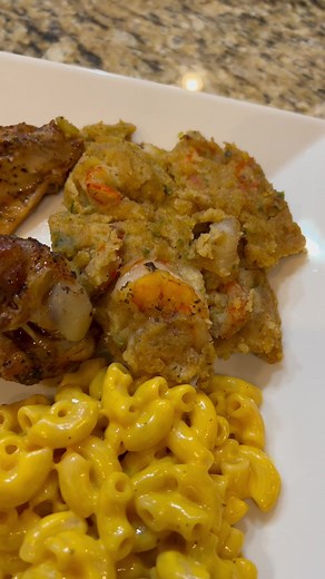 Delicious Shrimp & Crawfish Cornbread Dressing Recipe