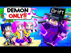 ONE DEMON on a K-POP DEMON HUNTERS Island in Minecraft!