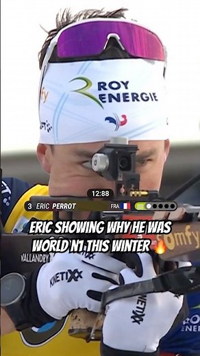 🇫🇷 masterclass stuff from #biathlon number one this winter 😎