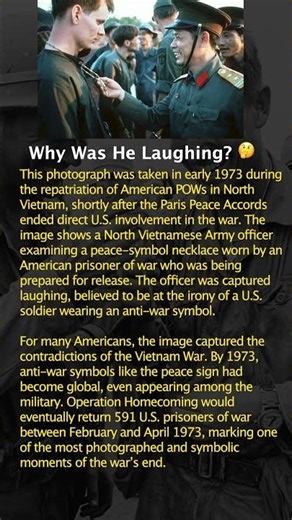 The Most Ironic Photo of the Vietnam War 🕊️