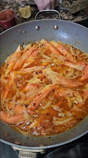 Spicy Imitation Crab | (used on TIkTok recipe) / with my bestie Hannah! 🌶🦞🐚🌊🦀✨️
