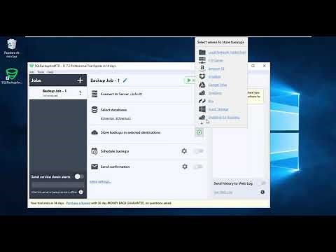 10.Respaldos en la Nube (utilizando SQL Backup And FTP)