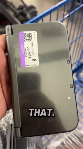 Found a Nintendo ds xl at goodwill