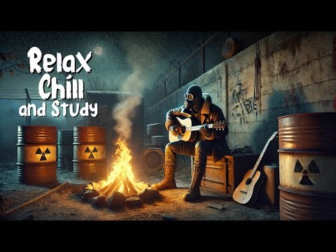 Post-Apocalyptic Chill Music for Study & Relaxation | Acoustic Guitar + Campfire Ambience (vol 4)