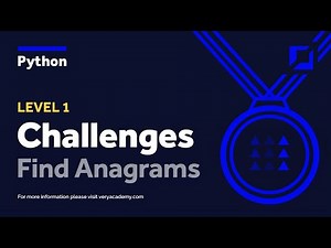 Python Code Challenge - Anagrams