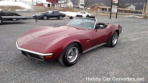 18 reactions | 1971 Dark Red Corvette Convertible 4spd Numbers...