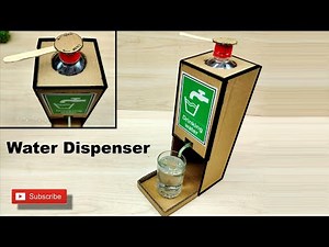 How To make Water Dispenser From Cardboard #craftideas #howto