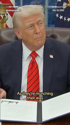 President Trump signed an executive order encouraging consumers to buy plastic drinking straws.