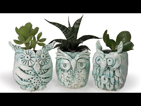 How to Make Owl Planter Pots