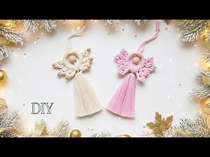 How to Make a Macrame Angel/ Step-by-Step Pattern 🤯