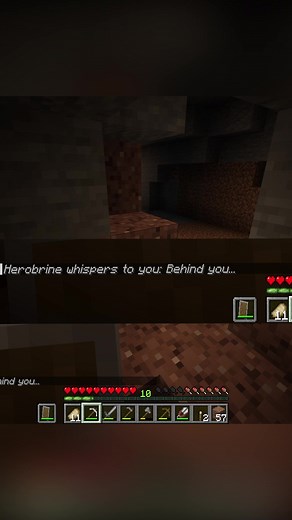 Terrifying Encounter with Herobrine in Minecraft