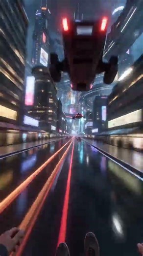 Epic Drone Flight Through a Cyberpunk City 🛸