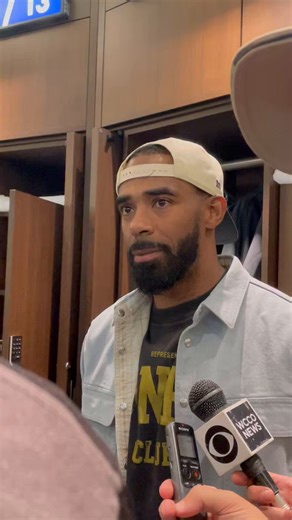 Mike Conley on if he was trying to start trouble at the end of the game passing it up to Jaden McDaniels“(Laughs) nah that was a slip up, that’s all on me I take the blame… as soon as I threw it I looked and I was like “ah it’s Jaden” I almost put my hands on my head and I was like “maybe he won’t” and then as soon as I saw him when the ball kind of bounced a couple times “it’s over man” you can even see me like lower my head”
