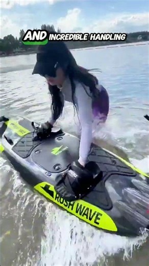 The Ultimate Motorized Surfboard 🏄‍♀️ #motorizedsurfboard #watersports #surfboards #coolgadgets