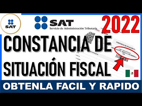 Cómo imprimir mi RFC (𝗦𝗜𝗡 𝗖𝗢𝗡𝗧𝗥𝗔𝗦𝗘Ñ𝗔) | Constancia Situación Fiscal desde la pagina del SAT 2022.