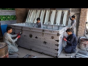 Steel Storage Box Factory Process | How These Big Boxes Are Made