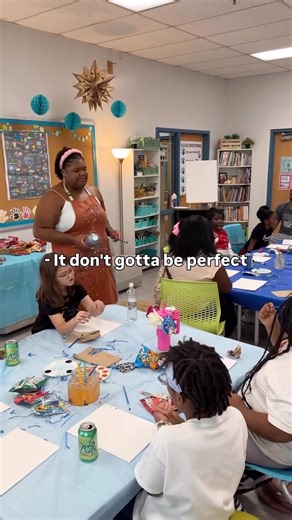 Friendly reminder: IT DONT GOTTA BE PERFECT! 🎨 #art #choosejoy #keepgoing