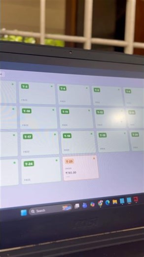 Table Management in Restaurant Billing software |computer billing software