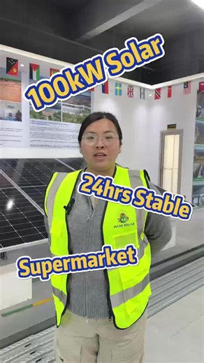 100kW Solar System for Supermarkets: Save on Energy Costs