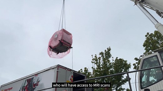 Causeway Hospital is celebrating the delivery of its MRI scanner - marking an exciting new era for the site 🏥 Staff will welcome their first patients to the unit from next month, representing a significant step forward for Causeway. In recent years, two new ambulatory (same day care) units have opened at the hospital, which have been instrumental in transforming the delivery of patient care, providing treatment without the need for hospital admission and reducing attendances at Emergency Depart