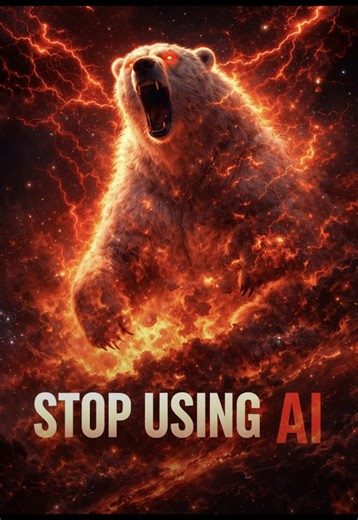 Stop using A.I polar bears will die ): #savepolarbears #polarbears #stopai #Ai #help