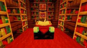 Minecraft Redditor adds the Harry Potter theme inside their library