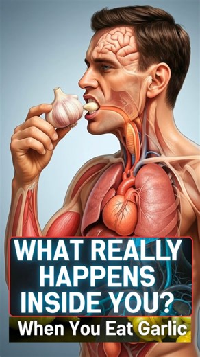 Garlic Benefits 🧄 | What Really Happens Inside Your Body? #shorts