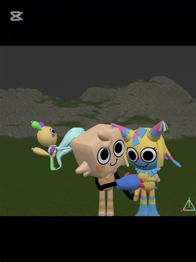 I didn't know what to upload, so I used my first 3D animation prototype XD #roblox #dandysworld #art