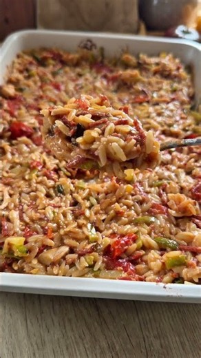 🔸 ONE POT ORZO, CHORIZO & CHICKEN ✨