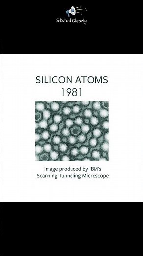 We can see atoms! Scanning Tunneling Microscope