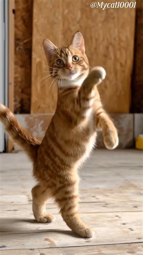 MyCat Dance Performance 🐱💃@Mycat10001 #cat #cutecat #viral
