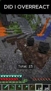 Did I Overreact???? #minecraft