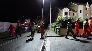 34K views · 929 reactions | Jersey Fire and Rescue Service are on site coordinating a methodical and meticulous multi agency search effort. This involves a number of stages, including vacating the site for short periods to allow dogs to enter, and the careful movement of debris. Further updates on the night time search will be provided in the morning. | Government of Jersey | Facebook