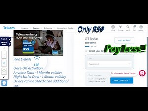 Telkom Contract Data deals 2024 (Pay Less)