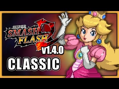 Super Smash Flash 2 (v1.4) - Classic || Peach