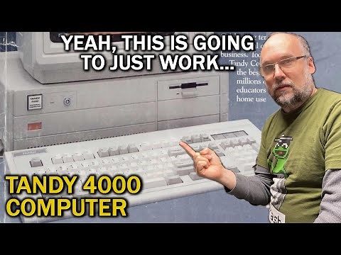 0079 I'm at a loss for words when I first see this Tandy 4000 computer