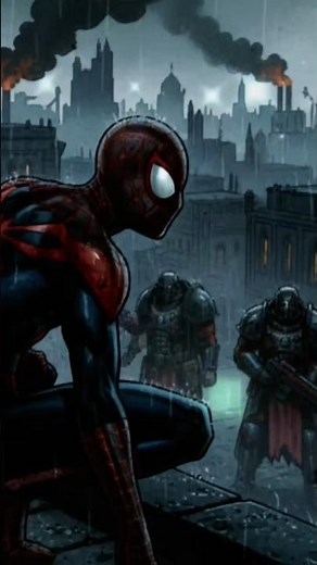 If Spider-man Landed In Warhammer 40k #spiderman #warhammer40k #grimdark #lore
