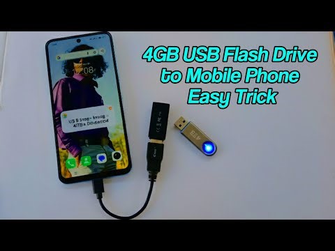 How to Connect a 4GB USB Pen Drive to Your Phone (OTG Method)