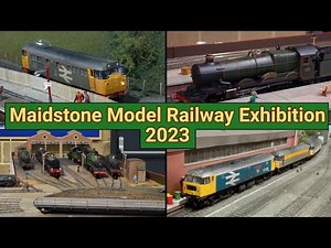 Maidstone Model Railway Exhibition 2023 - Varying Layouts to see!
