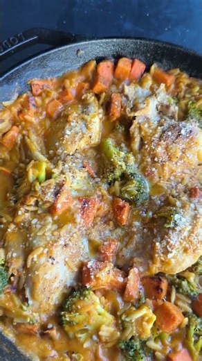 One-Pan Harvest Orzo & Chicken Skillet