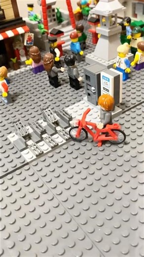 [レゴ Lego MOC] (自転車駐輪場 Bicycle Parking) #レゴ #lego #legomoc #legocity #レゴシティ