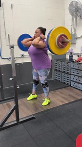 📚 Wisdom Wednesday 📚 Veronique Chanel setting a 100kg front squat PR! One of our newest coaches, Veronique is a commited and hardworking lifter who comes in daily to move weight and brighten everyone’s day. She completed the USAW Level 1 course last year and continues to expand her knowledge of the sport whenever she can - in short, Veronique lives and breathes weightlifting - and we’re incredibly privileged to have her on our team. As she likes to say, always leave someone feeling better abou