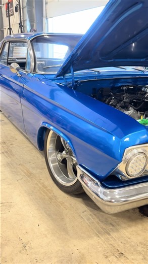 Low. Slow. And seriously slick. This local father-and-son ’62 Chevy Impala came in with an LS swap and an air-ride setup that drops it right to the pavement. Clean interior, smooth automatic, and ready to cruise for miles. Got a classic that deserves some expert care? We’ll keep it road-ready. 🗓️ maxbilt.com 📞 715-210-0256 | Max-Bilt