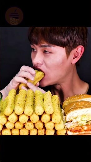 Long Cheese Sticks With Cheese Sauce! Satisfying BIG BITES ASMR MUKBANG ©️Bonggil