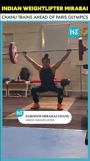Olympic, Commonwealth Medalist Mirabai Chanu Trains Ahead of Paris Olympics