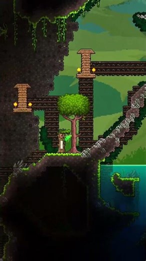 GOLF SELVÁTICO 😢🌳 #terraria #golf #terrariagameplay #juegos